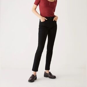 NWT Frank And Oak - Black Kim Slim High Waisted Jeans Size 30